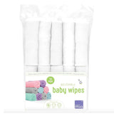 Toallitas reutilizables para bebé Bambino Mio - Básicas - Ecológicas, sin químicos, de doble cara, lavables, paquete de 10, nube - El embalaje puede variar