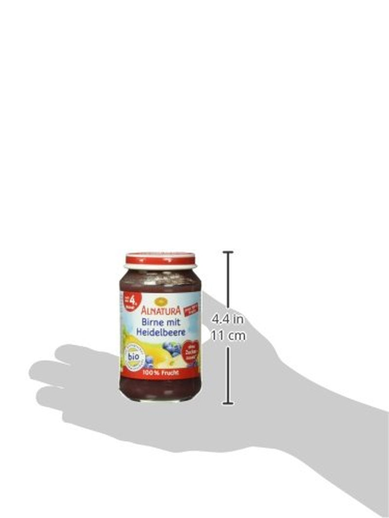 Pera con arándanos ecológica, a partir de 4 meses, 190g
