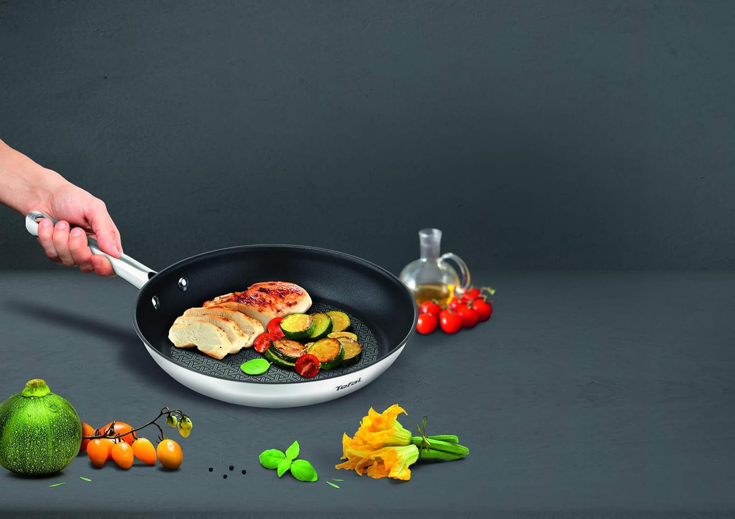TEFAL DUETTO Juego de sartenes 3 piezas 20/24/28 cm, inducción Ollas y sartenes Naty Shop