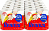 Rollos de cocina Renova Renova Ultrapower | 24 rollos XXL = 60 rollos estándar | 3 capas ultraabsorbentes y de máxima resistencia | papel certificado fsc