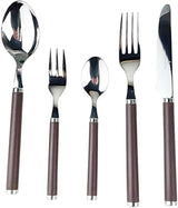 Villeroy And Boch Cubiertos Play Marrón Chocolate, para hasta 6 personas, 30 piezas, acero inoxidable, mango de plástico marrón Cocina Naty Shop