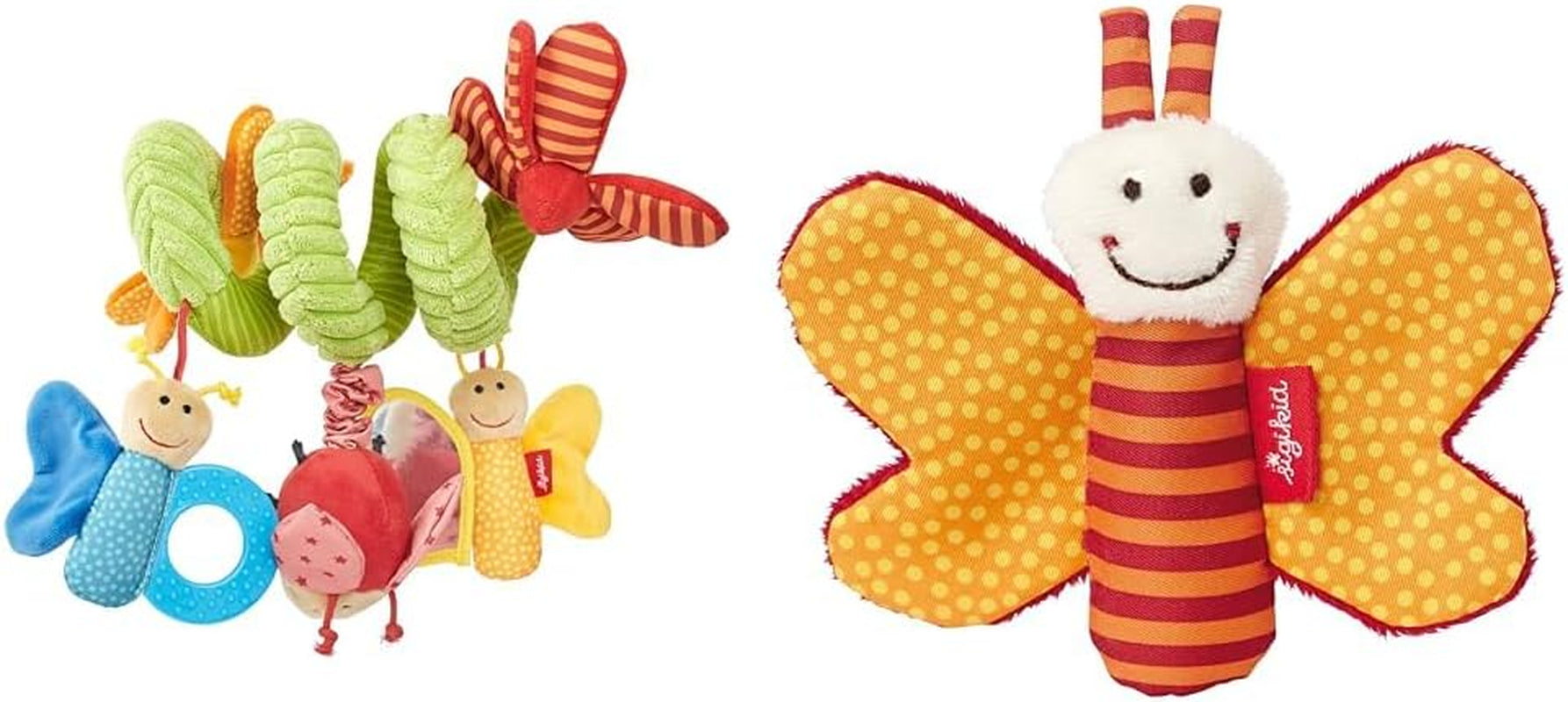 SIGIKID 42249 Mariposa espiral activa Baby Activity On Tour juguete bebe recomendado para niñas desde el nacimiento Multicolor Juguetes Bebe Naty Shop Paquete con juguete bebe 41181 Multicolor