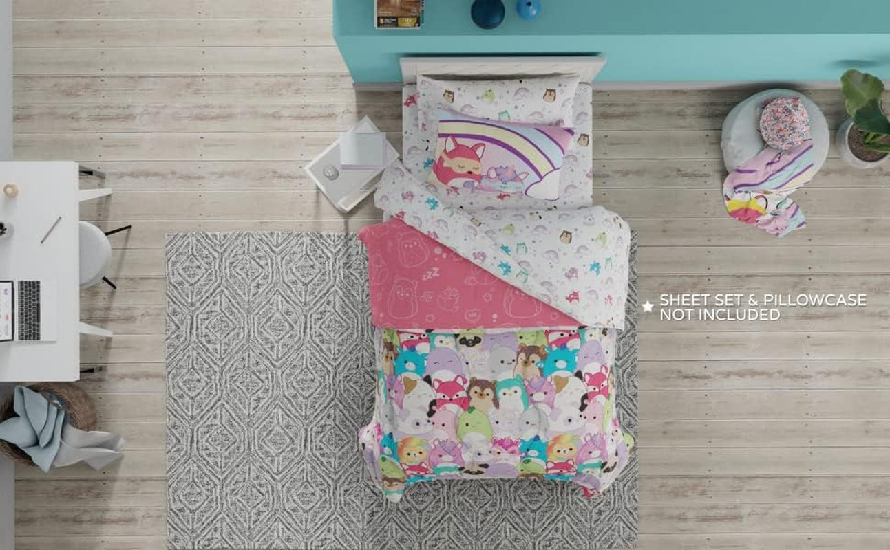 Franco Squishmallows ropa de cama, microfibra suave, para cama de matrimonio Edredones y edredones Naty Shop