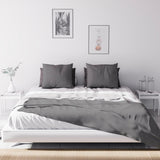 Soleil D'Ocre Adele, Funda Zigzag, Tirado del sofá, Polycoton, Gris, 220 X 240 Cm Edredones y edredones Naty Shop