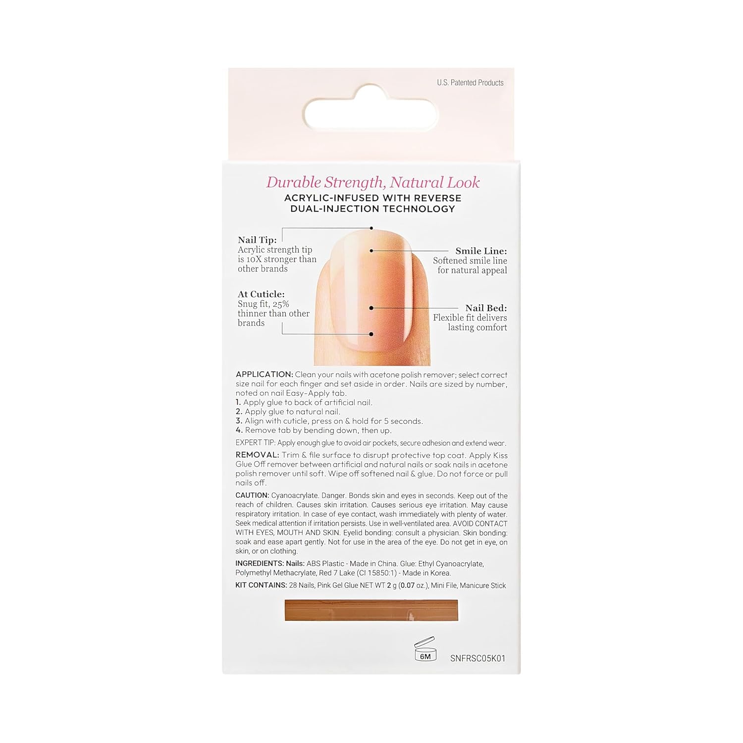Kiss Nude Nails - Uñas increíbles (paquete de 2)
