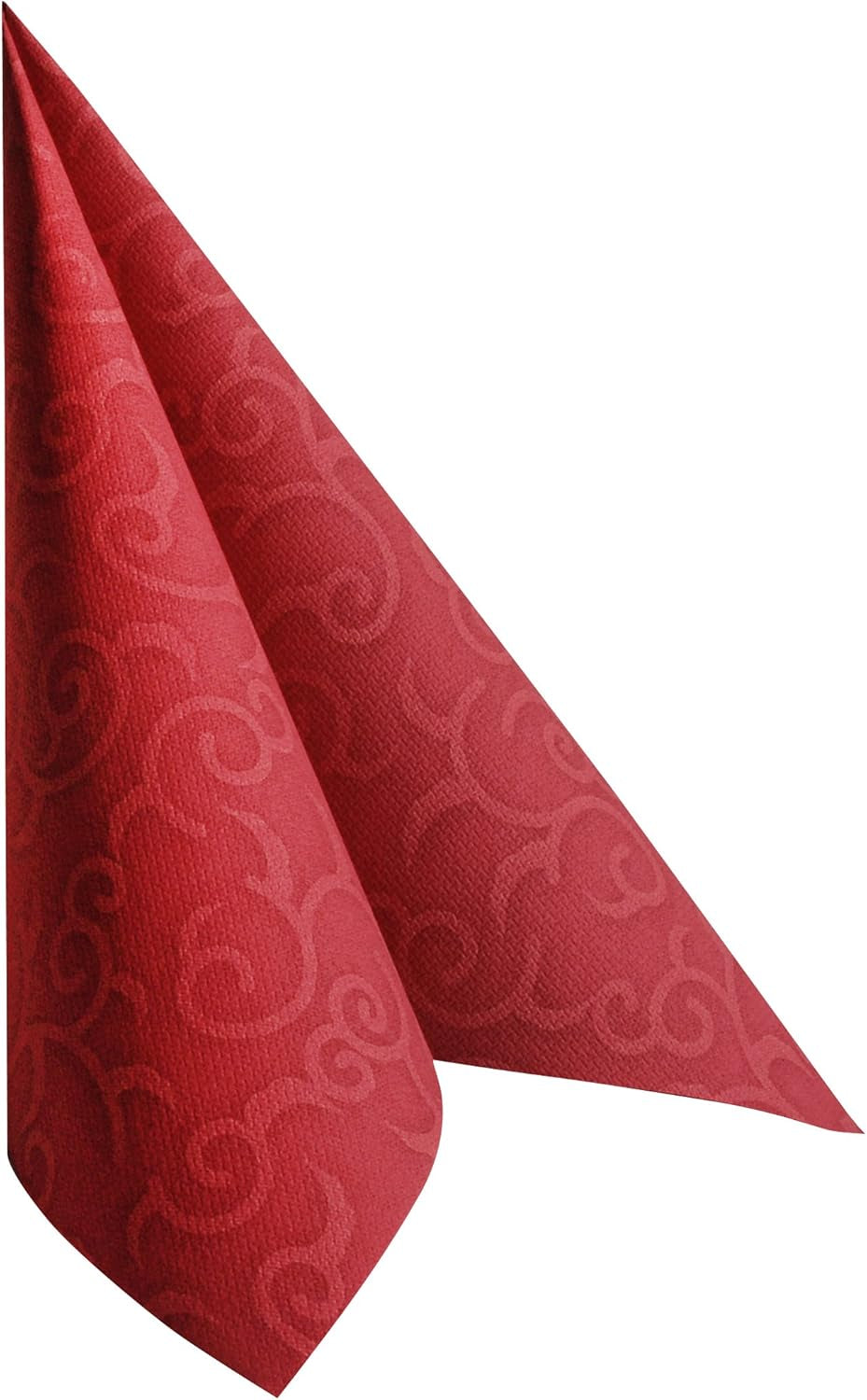 Papstar, 50 servilletas "Colección ROYAL" pliegue 1/4 40 Cm X 40 Cm Burdeos "Casali", #84880