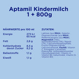 Aptamil Leche de crecimiento 1 Plus - Leche de crecimiento a partir de 1 año - 800g