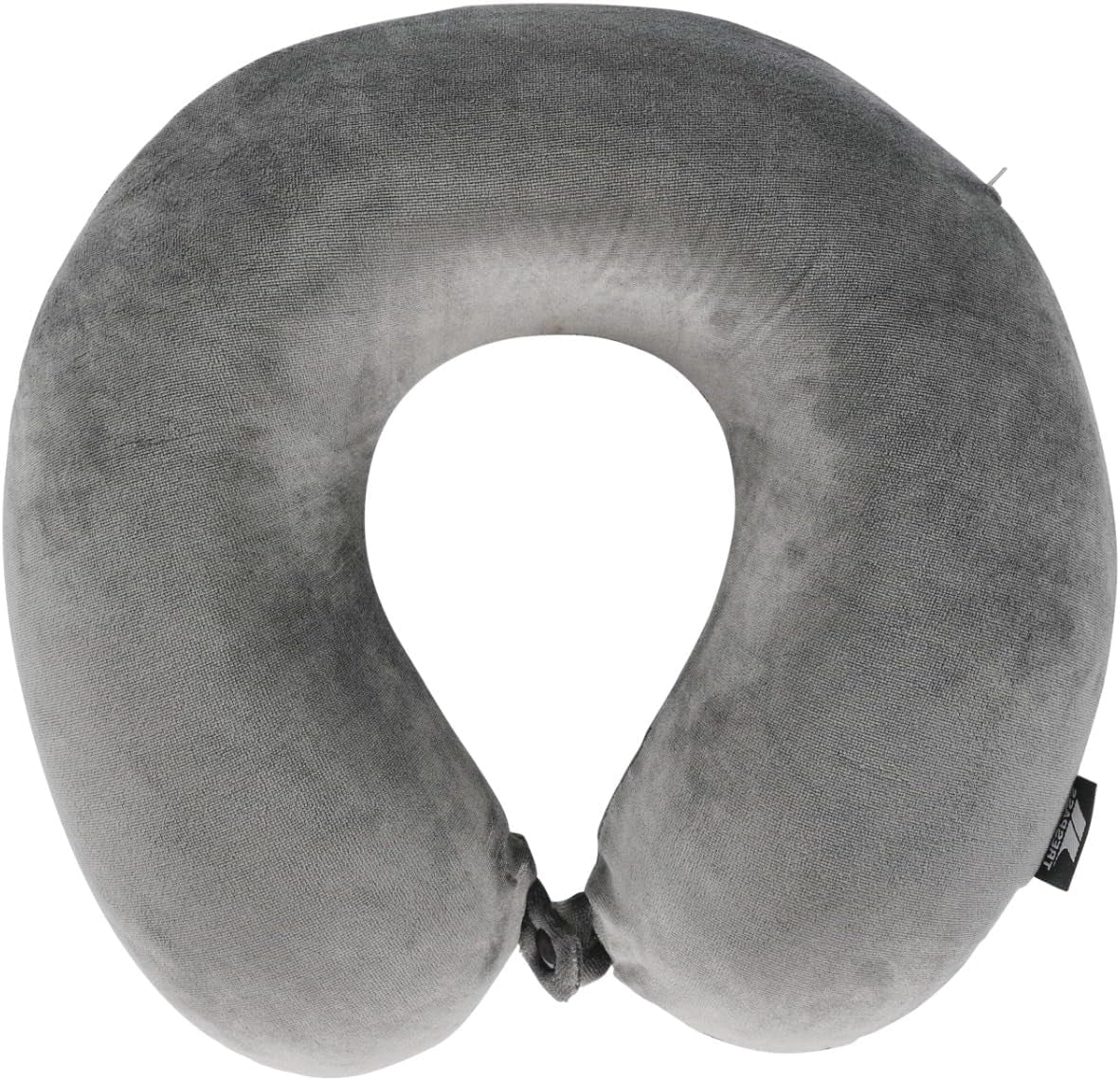 Trespass Memow Almohada viscoelástica para el cuello con funda extraíble, gris cada uno Naty Shop Almohadas ortopédicas cervicales gris cada uno