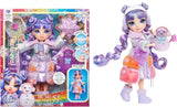 Rainbow High Winter Wonderland - Skyler (azul) - Muñeca de nieve mágica oculta de 28 cm con juego de muñeco de nieve, adecuada para niños de 4 a 12 años y muñecas de coleccionista Naty Shop Violeta (púrpura)