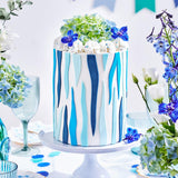 FunCakes Fondant Laminado Azul Bebé: Fácil de usar, liso, flexible, suave y maleable, perfecto para decoración de tartas, halal, kosher y sin gluten. 1 kg de pasta de azúcar Naty Shop