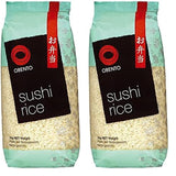 Arroz para sushi, arroz pegajoso para rollitos de nori y otras especialidades de sushi japonés, 1 kg (1 paquete)
