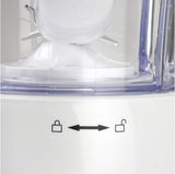 Batidora eléctrica Girmi FR46, 1,5 litros, 2 Geschwindigkeiten Mit Pulse-Funktion, 4 Edelstahlklingen, Messbecherdeckel, Messbecher Mit Scale, Sicherheitseinrichtung, Weiß/Rot Kitchen Naty Shop