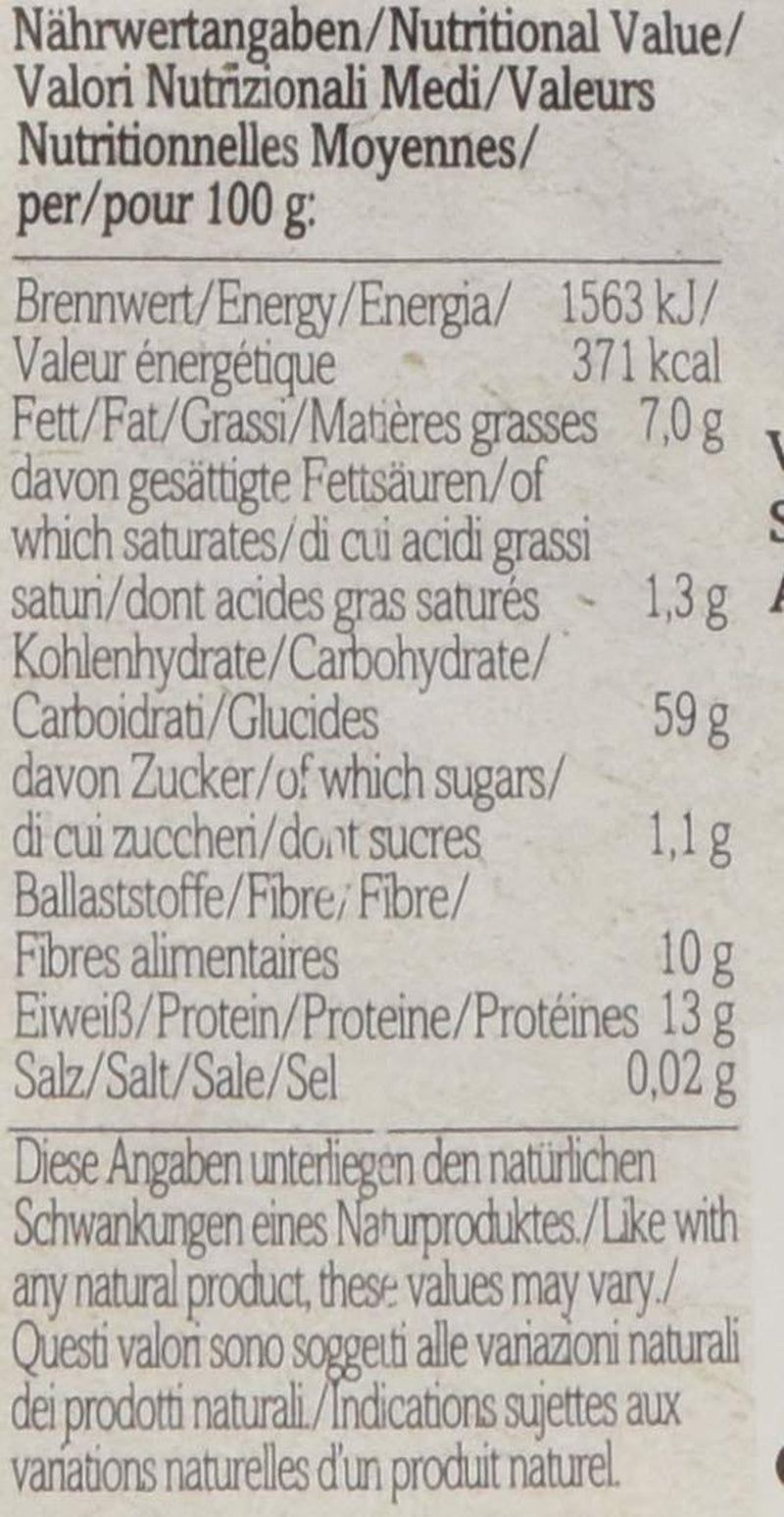 Avena orgánica Verival, paquete de 6 (6 x 500 g)