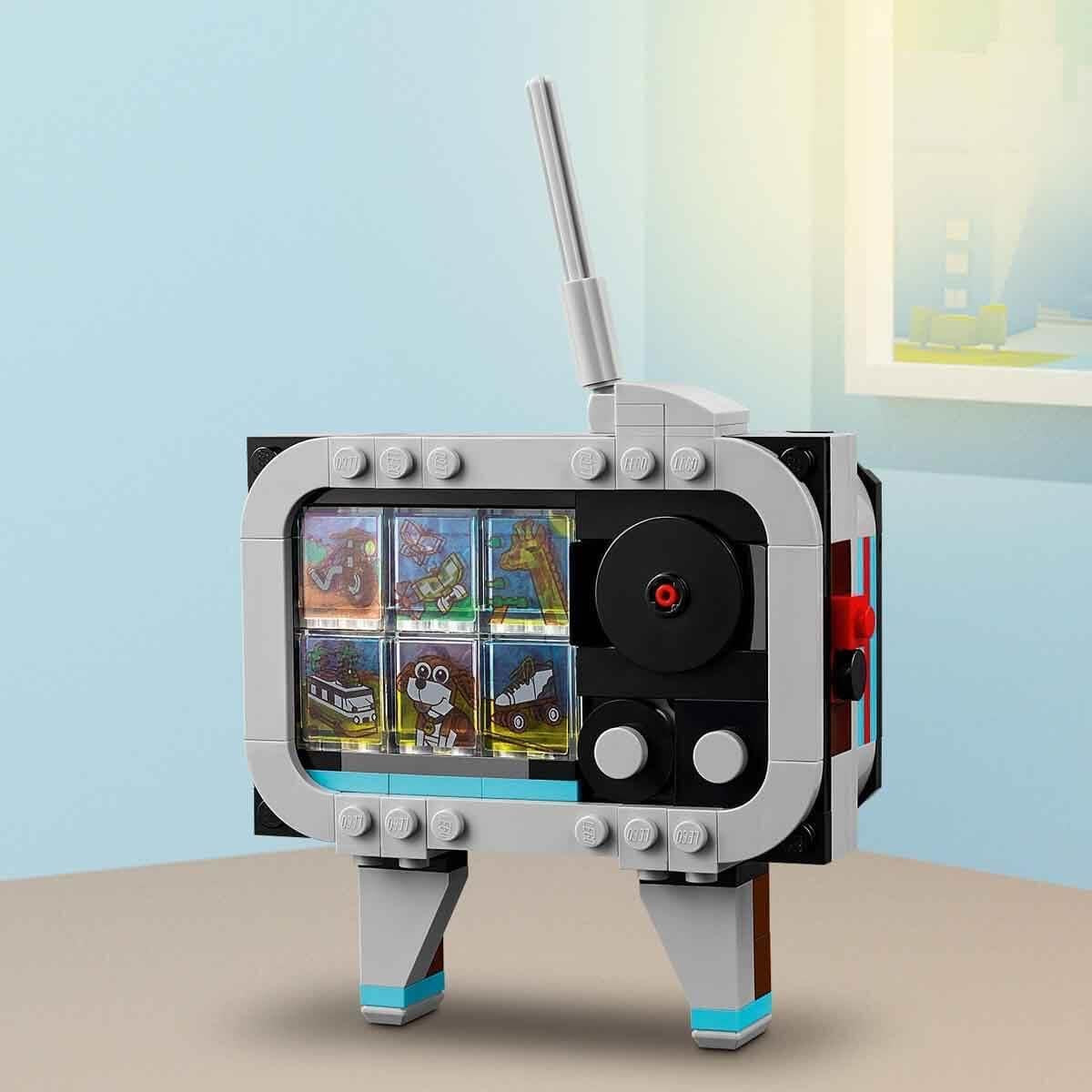 LEGO Creator Cámara de juguete retro 3 en 1, videocámara, televisor, decoración de escritorio para niños o accesorios de dormitorio, regalos de fotografía para niñas y niños de 8 años 31147 Juegos de construcción Besuche den LEGO-Store