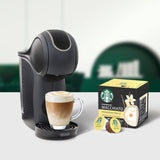 STARBUCKS Probierset, paquete variado de tazas blancas de Nescafé Dolce Gusto Kaffeekapseln y Vanilla Macchiato de Nescafé Dolce Gusto Kaffeekapseln 6 x 12 (72 cápsulas, 36 porciones)