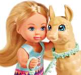 Simba 105733497 - Muñeca Evi Love con lindo traje de alpaca y correa, 12 cm, para niños a partir de 3 años