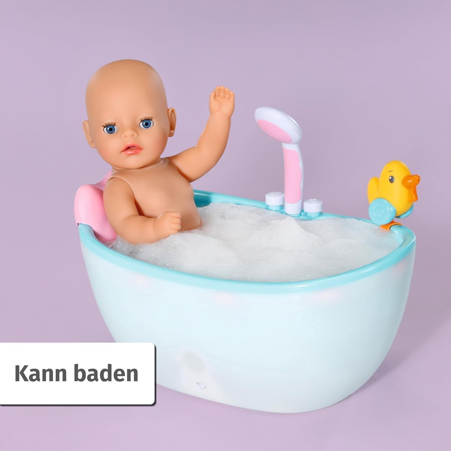 BABY Born Lena (niña) 36 cm, muñeca con 7 funciones para niños a partir de 1 año, funciona sin pilas, muñeca grande 36 cm, 834596 Zapf Creation, muñecas Naty Shop rosa