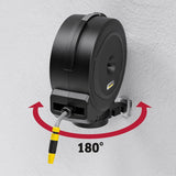 Caja de mangueras automática Kärcher HBX 5,35: manguera de 35 m, manguera de conexión: 1,5 m; Retracción automática de la manguera, cómoda y flexible, negra.