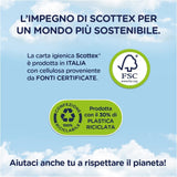 Papel higiénico, limpio, ahorra espacio, 64 rollos.
