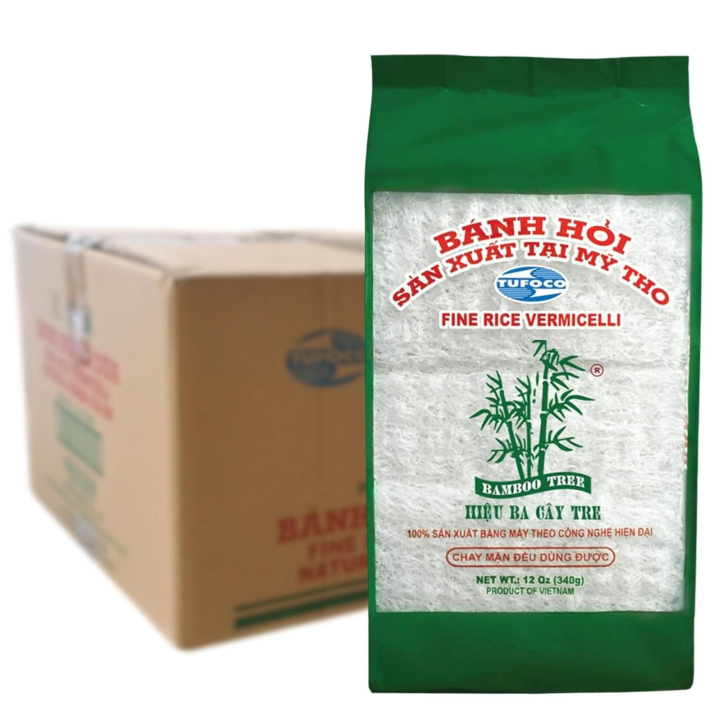 ÁRBOL DE BAMBÚ - Fideos de arroz frescos - 1 x 400g