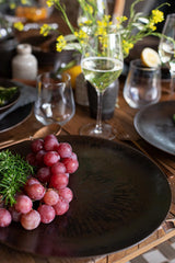 MÄSER Juego de mesa para 4 personas, color bronce metálico, 12 piezas, con esmalte elegante y brillante, juego de platos llanos, plato llano y plato de postre en cerámica de alta calidad, gres, marrón