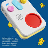 + Cuentacuentos interactivo para niños con contenido de audio de 0 a 10 años, caja de audio con figura sonora -Yo, luz nocturna, rutina de sueño, juego musical de aprendizaje, versión italiana Jucarii Bebe Naty Shop