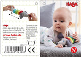HABA 304771 - Figura Sonajero Perro Salchicha, juguete bebe de tela con motor sonajero, juguete a partir de 6 meses Juguetes Bebe Naty Shop
