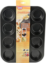 Dr. Oetker Muffinform 12-Er Mini Ø 7 Cm, Cupcake Form Für Saftige Muffins, Muffinblech Mit Antihaftbeschichtung, Menge: 1 Stück Moldes y bandejas para hornear Naty Shop