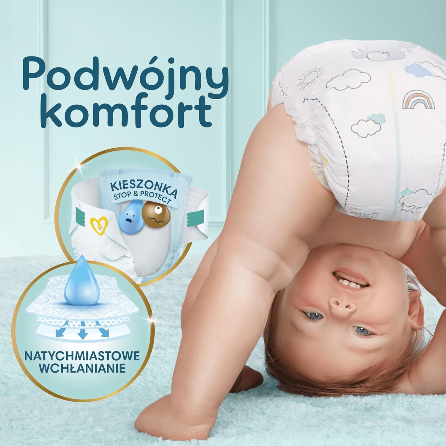 Pampers (Versión Antigua), Caja Mensual S4 174 uds.