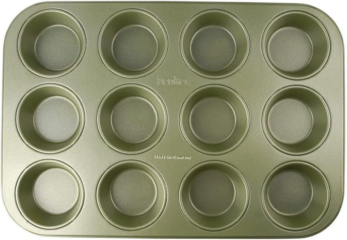 Zenker Muffinform Für 12 Stück – Ressourcenschonende Und Klimaneutrale Backform Für Muffins Und Cupcakes – 12Er Muffinblech Mit Veganer Antihaftbeschichtung Moldes y bandejas para hornear Naty Shop