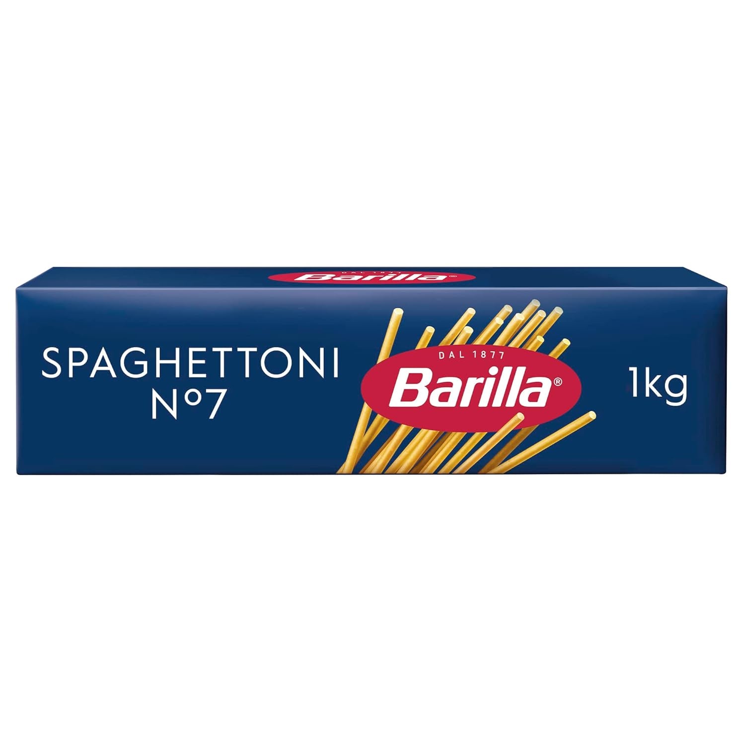 Barilla Pasta Klassische Spaghetti n.5 aus Hartweizen immer al dente de alta calidad, (1 x 500 g), insípido