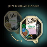 SHEBA Comida Húmeda para Gatos, Colección Nature's en Salsa de Salmón, 2 x 11 x 85 g