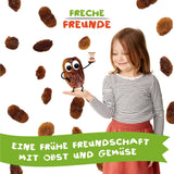 FRECHE FREUNDE Pasas orgánicas, Trockenfrüchte ohne Zucker, ohne Zusatzstoffe, ungeschwefelt, in kleinen Snackboxen, Sultaninen für Kinder, paquete de 20, 20 x (3x14g)