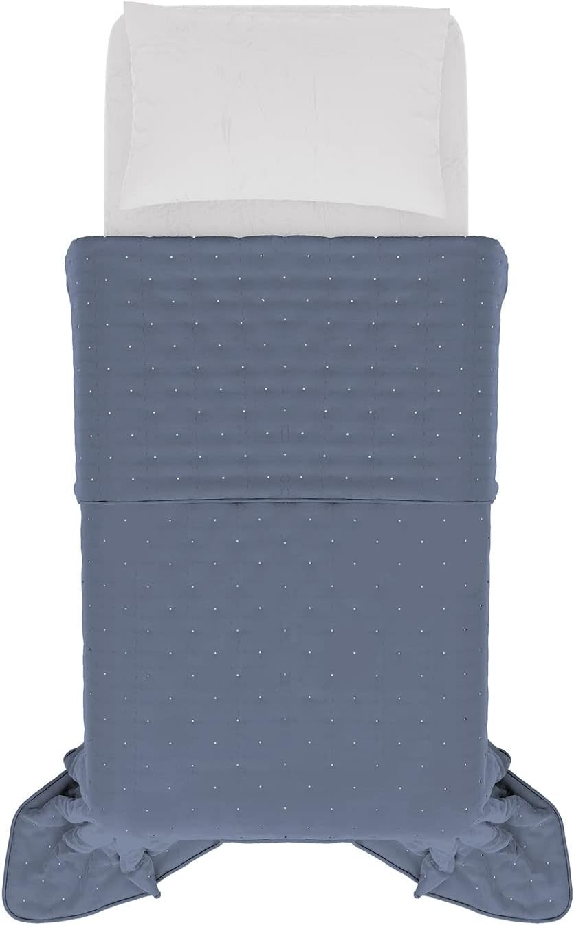 Ropa de cama italiana CHIC colcha de verano, microfibra, SINGLE 170X250Cm, marrón Edredones y edredones Naty Shop Azul Single 170X250Cm