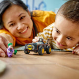 LEGO 76264 DC Persecución en el Batimóvil: Batman Vs. Juego de coches de juguete Joker, Set inicial de superhéroe con 2 minifiguras, Juguete para preescolares, niños y niñas a partir de 4 años, Juegos de construcción de montaje rápido Besuche den LEGO-Store