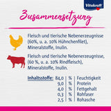 Vitakraft Poésie Délice, Country Selection, Nassfutter Katze, Katzennassfutter Gelée, con pollo, con ternera (1 paquete con 6x 85 g)