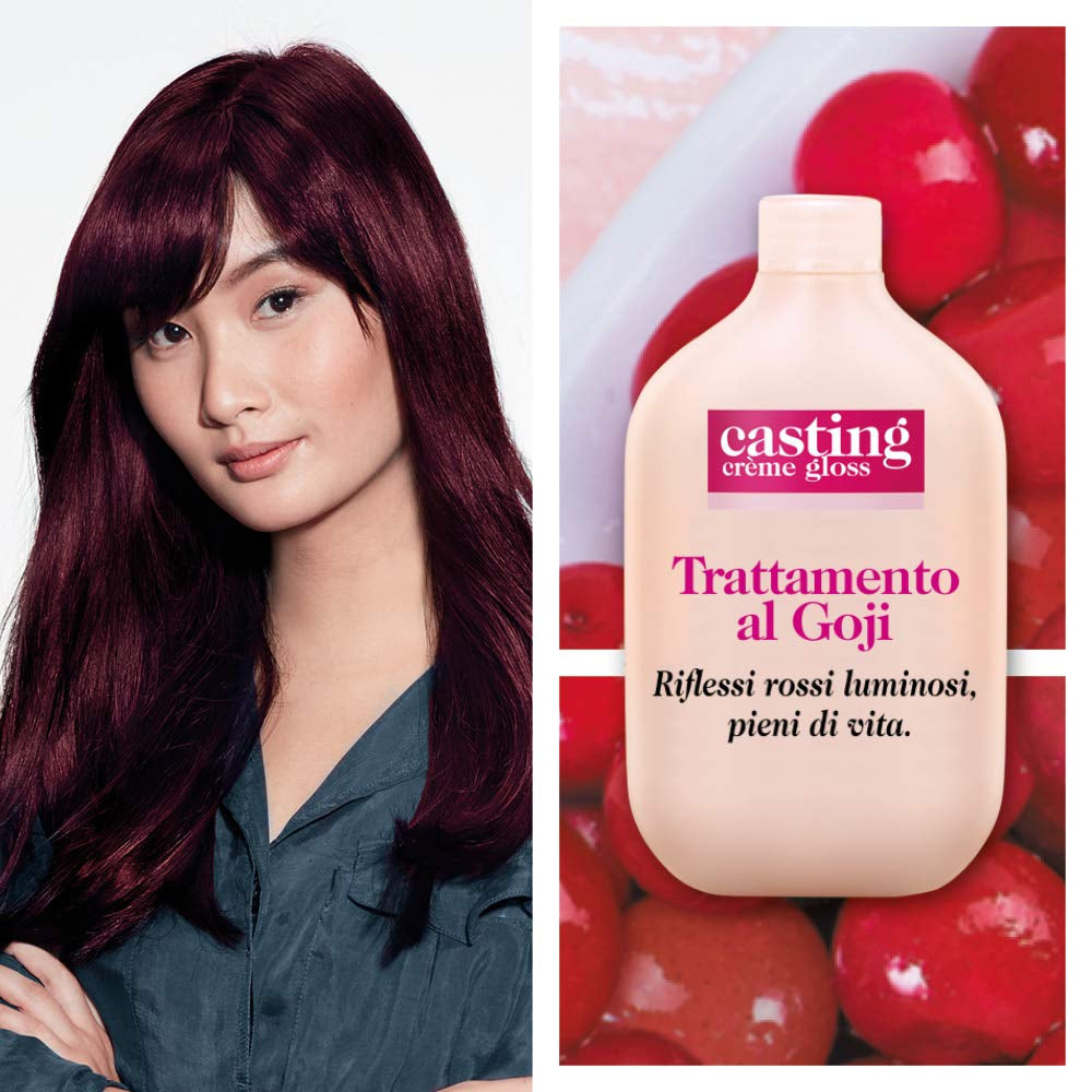 Tinte Casting Creme Gloss sin amoniaco N360 Negro cereza Tinte Naty Shop