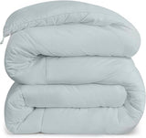 Utopia Bedding Edredón All Season 250g/m² Felpa Relleno de Fibra Siliconada Cama Matrimonio Cosido en Caja (Cama Matrimonial XL Gris Claro) Naty Shop Edredones y Edredones