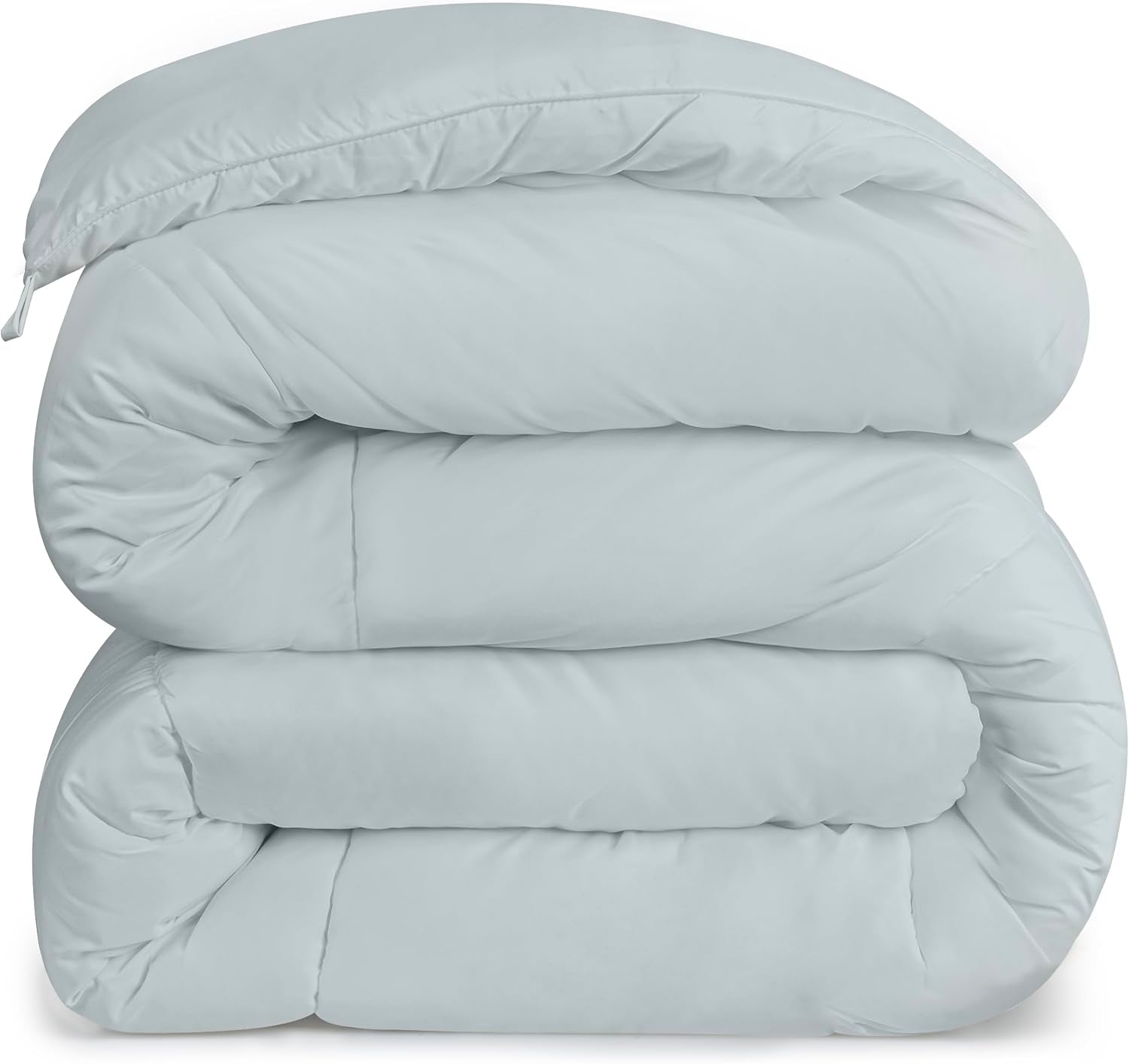 Utopia Bedding Edredón All Season 250g/m² Felpa Relleno de Fibra Siliconada Cama Matrimonio Cosido en Caja (Cama Matrimonial XL Gris Claro) Naty Shop Edredones y Edredones