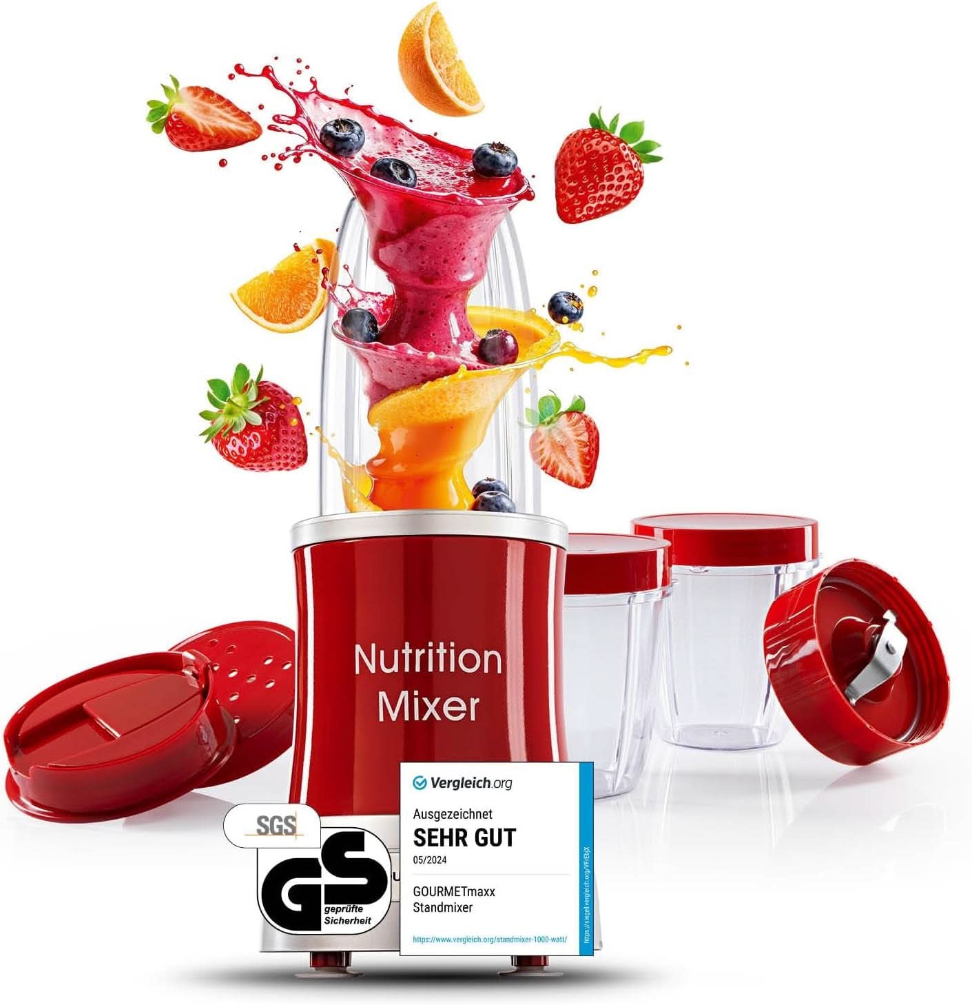 Batidora, Batidora Gourmetmaxx Mr Magic con paquete de accesorios Xxl Naty Shop