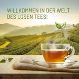 Teeverliebt Té de hierbas de montaña, té de hierbas suelto con hojas de mora, mezcla de té orgánico, 1 kg