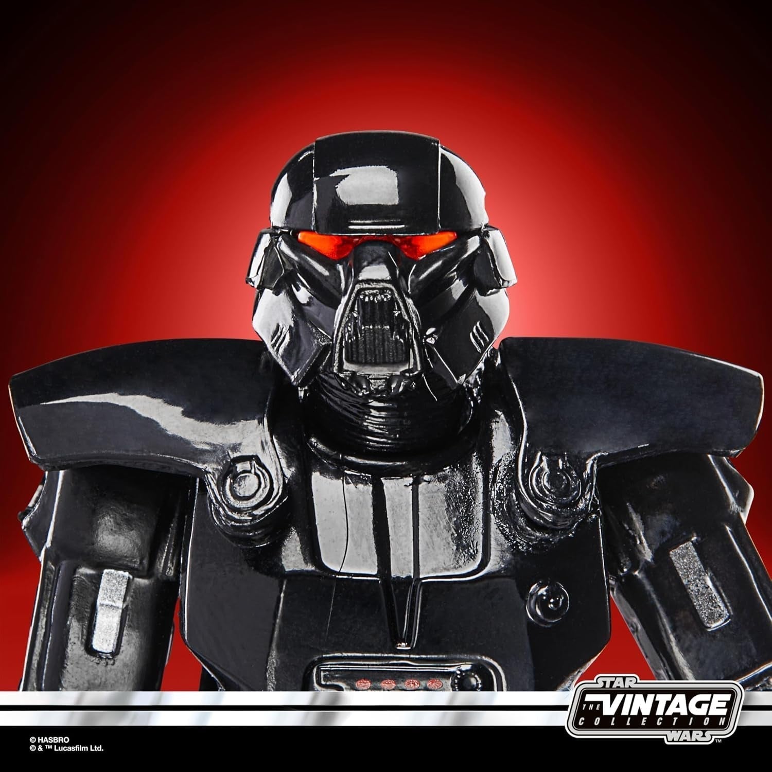 Figura de acción Star Wars Vintage Collection Dark Trooper para coleccionar The Mandalorian (Escala 9,5 cm) Figuras de acción Naty Shop