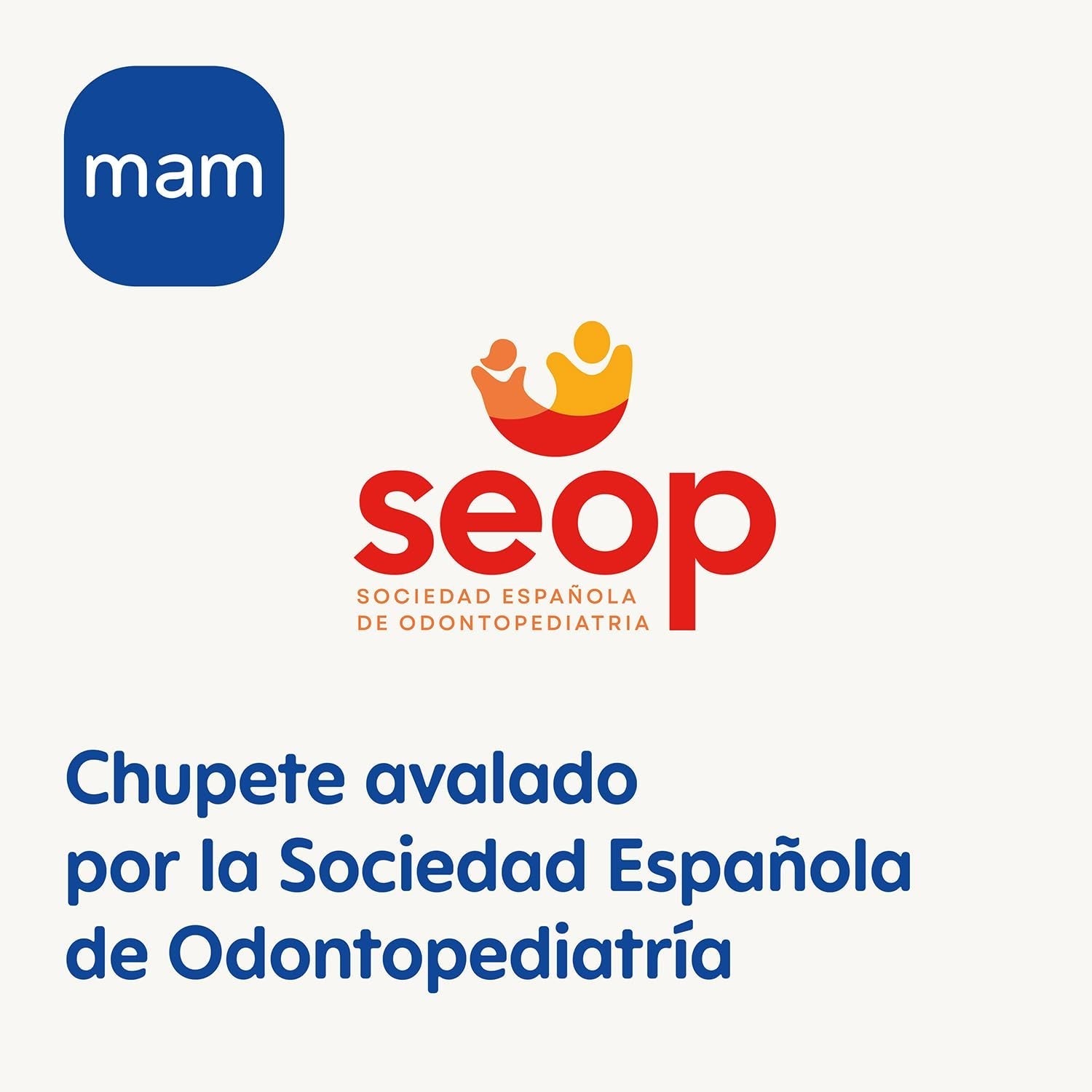 Chupete MAM de caucho natural, 2-6 meses, con tetina simétrica, plano y flexible, con caja autoesterilizable, neutro mate, 2 piezas