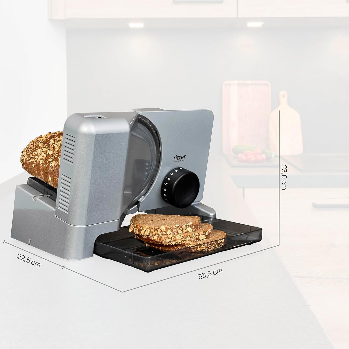 Ritter E 16 Duo plus Cortadora eléctrica multifuncional, made in Germany Ralladores y Rebanadores Naty Shop