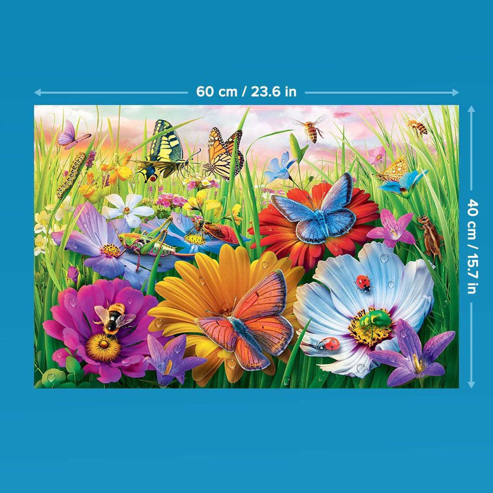 Trefl - Puzzle Easypiece: Insectos en el prado - 300 piezas - piezas grandes, fáciles de montar, para adultos y niños a partir de 10 años Puzzle Naty Shop
