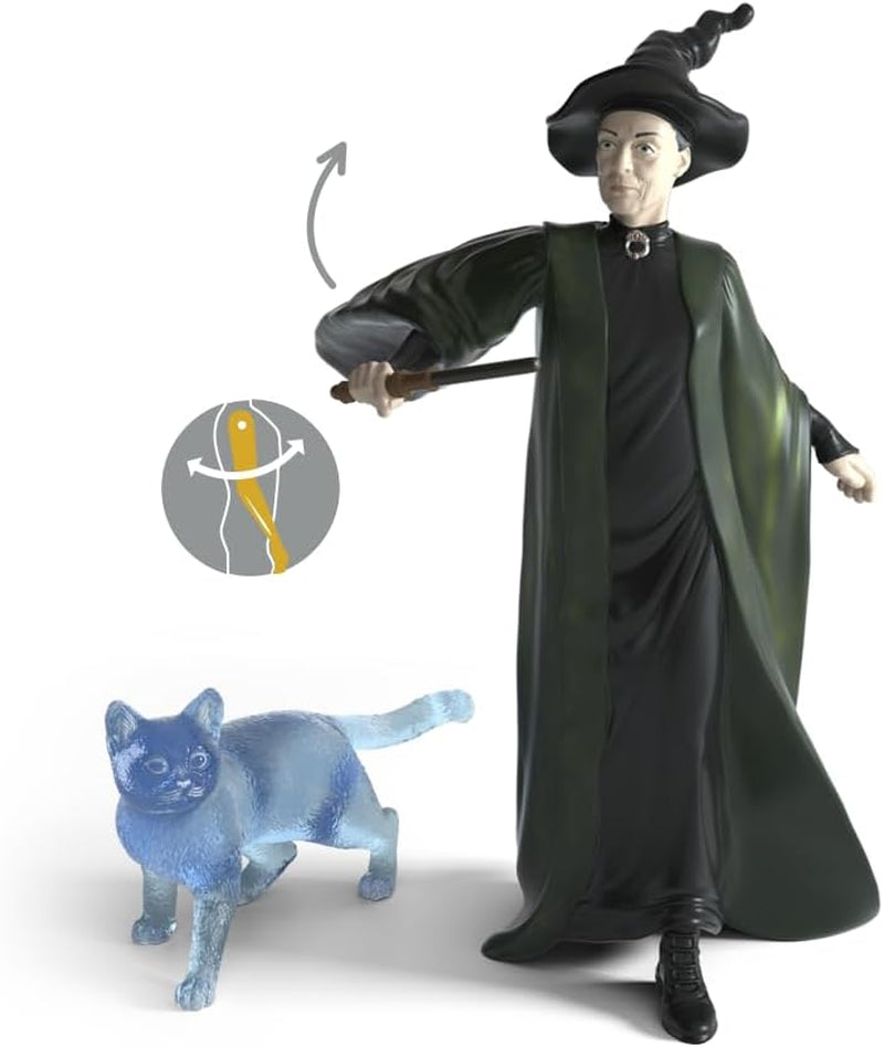 Schleich 42682 Profesora McGonagall & Patronus, A partir de 6 años, HARRY POTTER - Figura de juego, 16 X 11 X 18 cm Figuras de acción Naty Shop