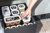ZWILLING FRESH & SAVE CUBE Box, Tamaño 2M, Caja de Almacenamiento Modular y Apilable, Almacenamiento Hermético y Vaciable, Apto para Lavavajillas, Cajas de Almacenamiento de Alimentos Transparentes Naty Shop