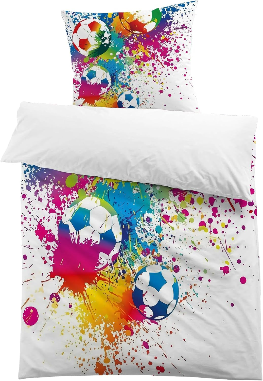 Ropa de cama niño, futbol, microfibra poliéster Ropa de cama - infantil Naty Shop Modelo 2 135X200 Cm + 80X80 Cm