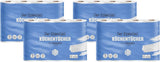 By Amazon Rollo de cocina, 3 capas, 16 rollos (4 rollos, paquete de 4), 64 hojas por rollo, certificado Fsc
