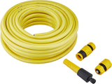 Manguera tejida cruzada Meister, 12,7 mm (1/2 pulgada) - Longitud 20 m - Incluye accesorios - Para regar áreas pequeñas - Resistente al aplastamiento y a la abrasión - Resistente a los rayos UV / Manguera de jardín / Manguera de agua / 9926280